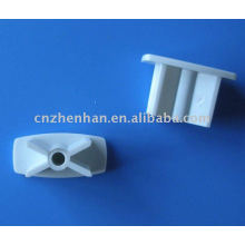 Componentes de la persiana de rodillos-tapa de extremo de PVC para el carril inferior, mecanismo de persiana enrollable, tubo de persiana enrollable, tapa de extremo para persiana enrollable